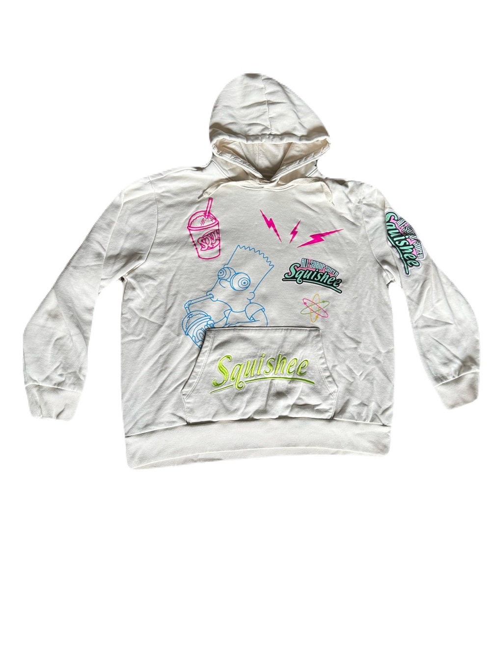 The Simpsons All-Syrup Super Squishee Hoodie Size XL
